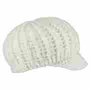 Vanoise Angora Newsboy Cap by McBURN white