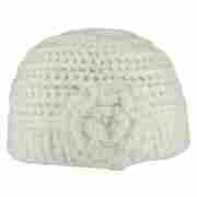 Etoscha Angora Knit Hat by McBURN white