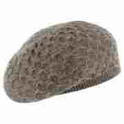 Niokolo Mohair Knit Beret by McBURN beige