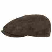 Hatteras Pigskin Leather Cap by Stetson brown