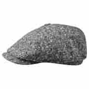 Harwinton Tweed Flat Cap by Stetson black