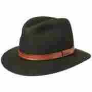 Ramsey Fur Felt Traveller Hat by Stetson brown