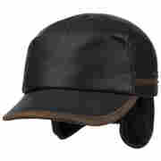 Byers Leather Cap by Stetson black