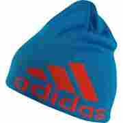 Knit Logo Beanie by adidas light-blue