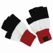 Graphic Fingerless Gloves by PUMA red