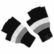 Graphic Fingerless Gloves by PUMA black