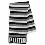 Graphic Striped Scarf by PUMA black