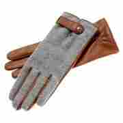 Loden Damenhandschuhe by Roeckl grau