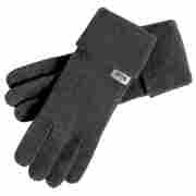 Lambswool Knit Gloves by Roeckl anthracite