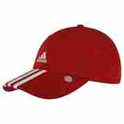 Essentials 3-Stripes Baseballcap by adidas rot