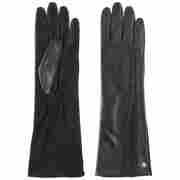 Dragon Pleats Gloves for Women by Roeckl black