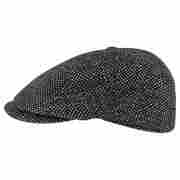 Serico Flat Cap by Borsalino black