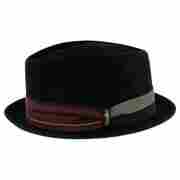 Volta Player Fur Felt Hat by Borsalino black