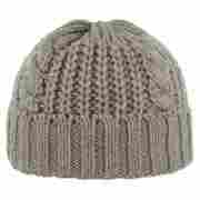 Cria Knit Hat with Cuff by Lierys beige