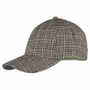 Plano Checked Cap by Stetson beige