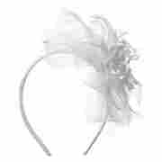 Violotta Fascinator by McBURN cream white