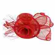 Sorpiep Fascinator by McBURN red