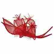 Kobys Fascinator by McBURN red