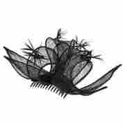 Kobys Fascinator by McBURN black