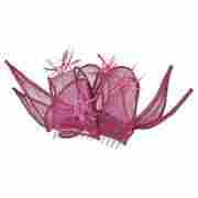 Kobys Fascinator by McBURN fuchsia