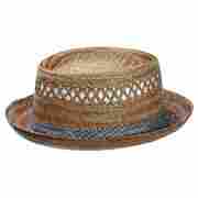 Tappan Pork Pie Straw Hat by Stetson nature