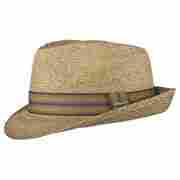 Taft Trilby Raffia Hat by Stetson nature
