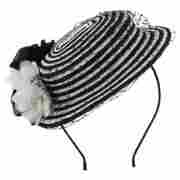 Brya Miniaturhut mit Haarreif by Seeberger schwarz