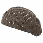 Melilotus Knit Beret by Seeberger brown