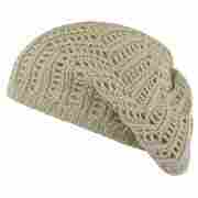 Melilotus Knit Beret by Seeberger white