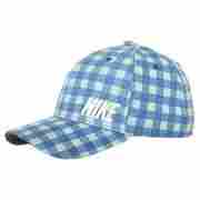 Plaid Fullcap by Nike hellblau