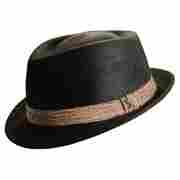 Evil Ways Fur Felt Hat by Carlos Santana brown