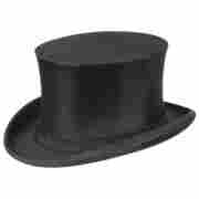 Chapeau Claque Hut schwarz