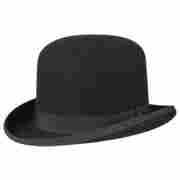Melone Wollfilz by Hutshopping.de schwarz