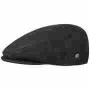 Lederflatcap by Hutshopping.de schwarz