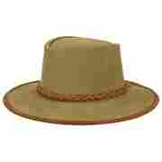 Stockman Australischer Lederhut by BC HATS braun