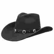 Defiance Western Hat by Wrangler black
