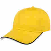 Zoom Piping Sandwich Cap gelb