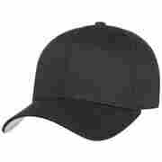 Spandex Flexfit Cap schwarz