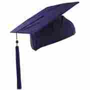 Flexible Graduation Hat blue