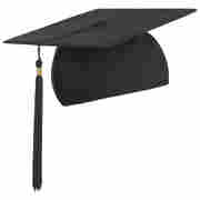 Flexible Graduation Hat black