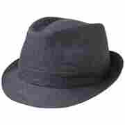 Ginevra Leinenhut Trilby by Stetson denim